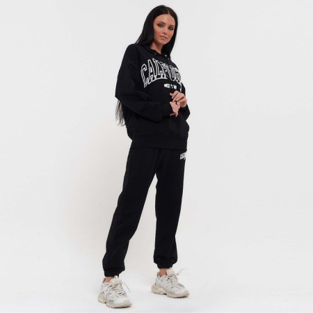 Women's costume (sweatshirt/pants), black color, size m (44)-1