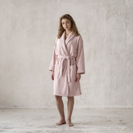 Tao robe, size m, gray-pink color