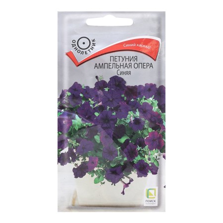 Petunia flowers ampelous "Opera Blue", 5pcs.