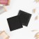Clothing patch "Square", 4.3 × 4.3 cm, heat -mileyle, black color