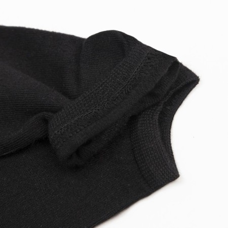 Men's socks shortened minku: Premium color black, size 40-41 (27 cm)-1