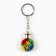 Keychain for keys with a flashlight "cat", 4 x 2 cm