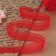 Capricon lace, 30 mm × 10 ± 1 m, red color