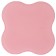 Copping and wrinkled for yoga sangh, 19x19 cm, pink color