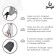 Sangh yoga hammock, 250 × 140 cm, black color