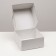 Self -assembly box, craft, white 25 x 25 x 12 cm