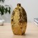 VAZA Ceramics Table "Olivia" d-2.5 cm H-25 cm, gold