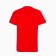T -shirt male, red color/print mix, size 44 (xl)