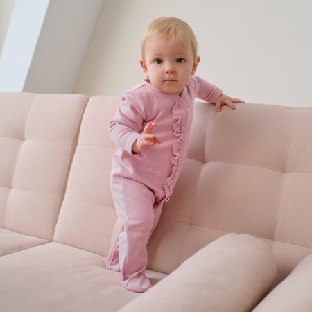 Combineson crumbs I am with ruffles, pink color, height 68-74 cm-1