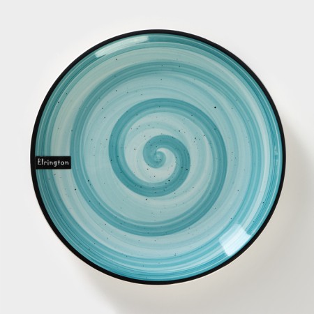 Ceramic Elrington plate “Airgraph. Mint breeze ", d = 19 cm-5