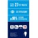 LED LED Uniel, E27, 45 W, 4000K, white glow