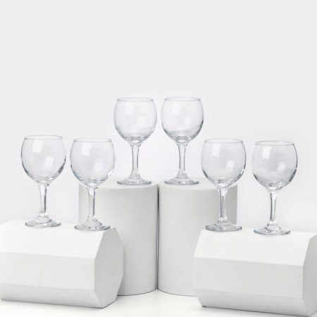 A set of glass glasses for the wine Bistro, 290 ml, 6 pcs