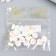 Beads for PVC "Smile on White" set of 25 pcs 0.5x0.9x0.9 cm