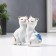 Souvenir "2 kitten in a flower" 7x8 cm