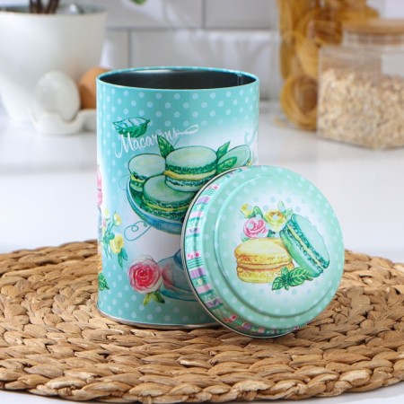 Bank for bulk products "Dessert Mint", 1.1 l, 10 × 14.5 cm, round-1