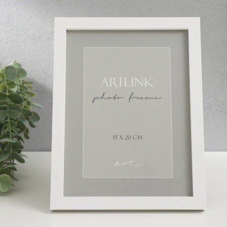 Photo frame MDF "Nina" 15x20 cm, white-1
