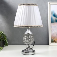 Table lamp 16433/1SL E27 40W silver 25x25x41 cm Risalux