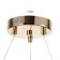 Bayerlux “Desy” LED 128W gold 54x54x23-120 cm