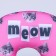 Children's pillow for traveling anti -stress "Cat Meow"