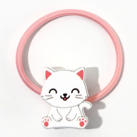 Hair gum "Cute cat", diam. 3 cm-1