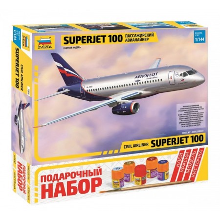 The national model "Superjet 100", Star, 1: 144, (7009PN)