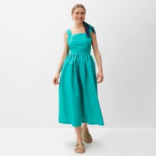 Платье женское MINAKU: Casual Collection цвет бирюзовый, р-р 48