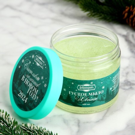 Soap dense bath "coniferous" New Year series 450 ml