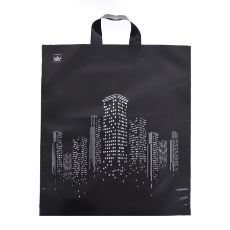 Big City package, polyet. with loops. pen, 44x40 cm, 43 μm, set 10 pcs