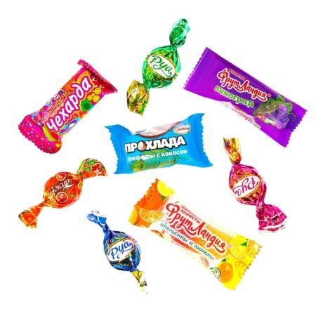 Confectionery set "Mini House Santa" 210 g-3