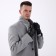 Gloves male, dimensionless, with insulation, black color