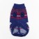 Sweater knitted with the ornament "Deer", Size L (DS 26, OG 32-42, Osh 22-32 cm), Blue
