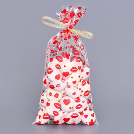 Package packing bopp, "kisses" 15*30 cm-1