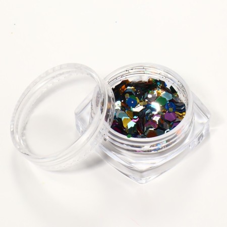 Sparkles for decor, large/medium/small, multi -colored-3