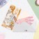 Money envelope "Happy Wedding Day!" White flowers, 16.5x8 cm
