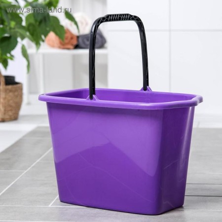 Rectangular bucket, 15 l, color mix-7