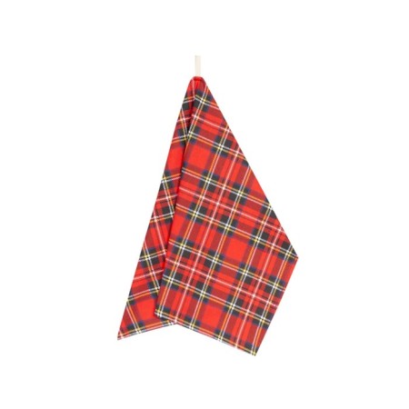 Kitchen towel Hunting, size 45x60 cm, red color-3
