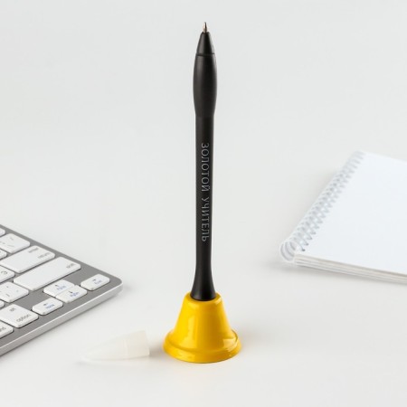 Gift set to the "beloved teacher": a diary and a bell handle (ball, blue paste, 1 mm)-12