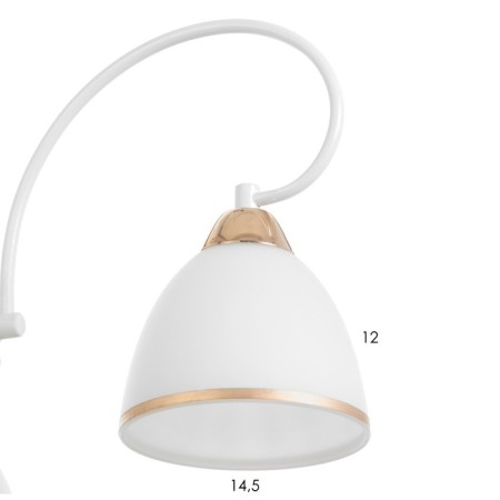 Sampi chandelier 5he27 40W white 59x59x53 cm Bayerlux-4