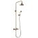 Lemark Vintage LM2860B shower system, tropical shower, shower, brass, bronze