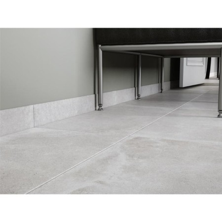 Lofthouse skirting board, porcelain tile, 7x59,8x0.85 light gray