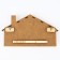 The key a wall -mounted "Happiness in the house", 18 x 11.4 cm.
