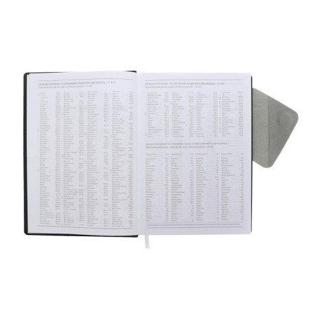 Leduced Diary, 205x150 mm 168 sheets, leatherette, block 70 g/m2, lies, magnetic refuge, gray-7