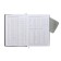 Leduced Diary, 205x150 mm 168 sheets, leatherette, block 70 g/m2, lies, magnetic refuge, gray