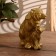 Souvenir "Bear with a teddy bear" aluminum 28 cm