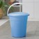 Food bucket with a lid "Euro", 8 liters, particularly resistant, mix color