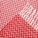 Valencia plaid 140x200 cm, Antonio, white/red color