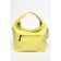 Gobo bag is female, eco -leather, safenta lemon, 32x13x21 cm