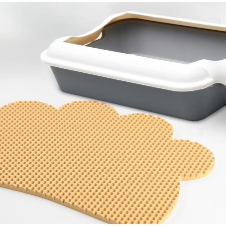 A rug for a bowl and a “foot” tray, beige, 33.3x42.5 cm-1