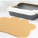 A rug for a bowl and a “foot” tray, beige, 33.3x42.5 cm