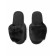 Bunny slippers, size 38-39, black color